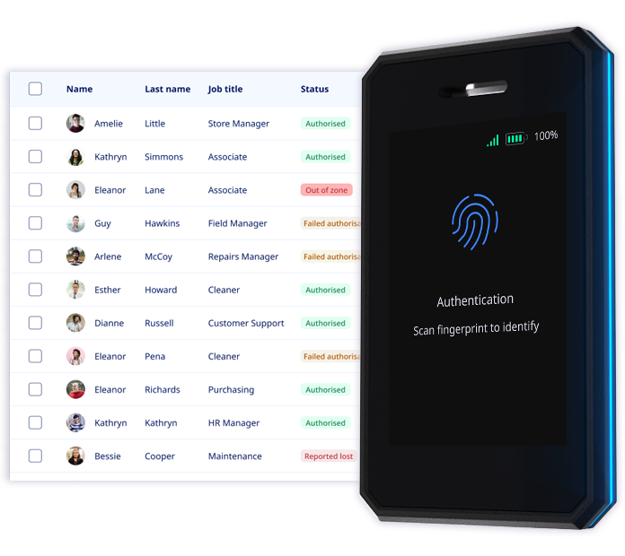 Wearable biometric authentication