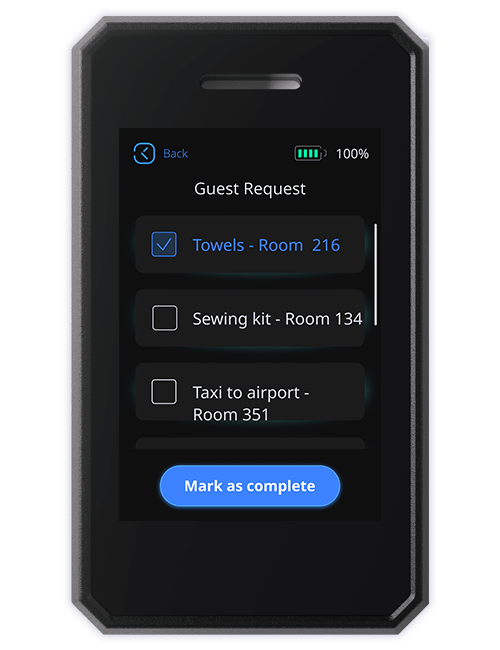 Guest check-in