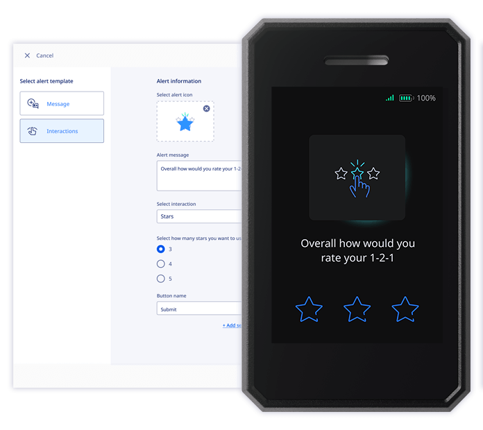 Connect management with frontline workers