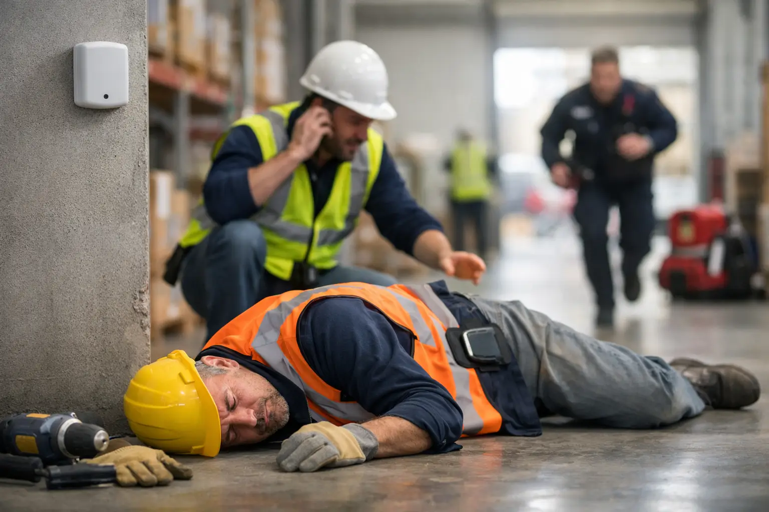 Fall Detection for Workers That Supports Response